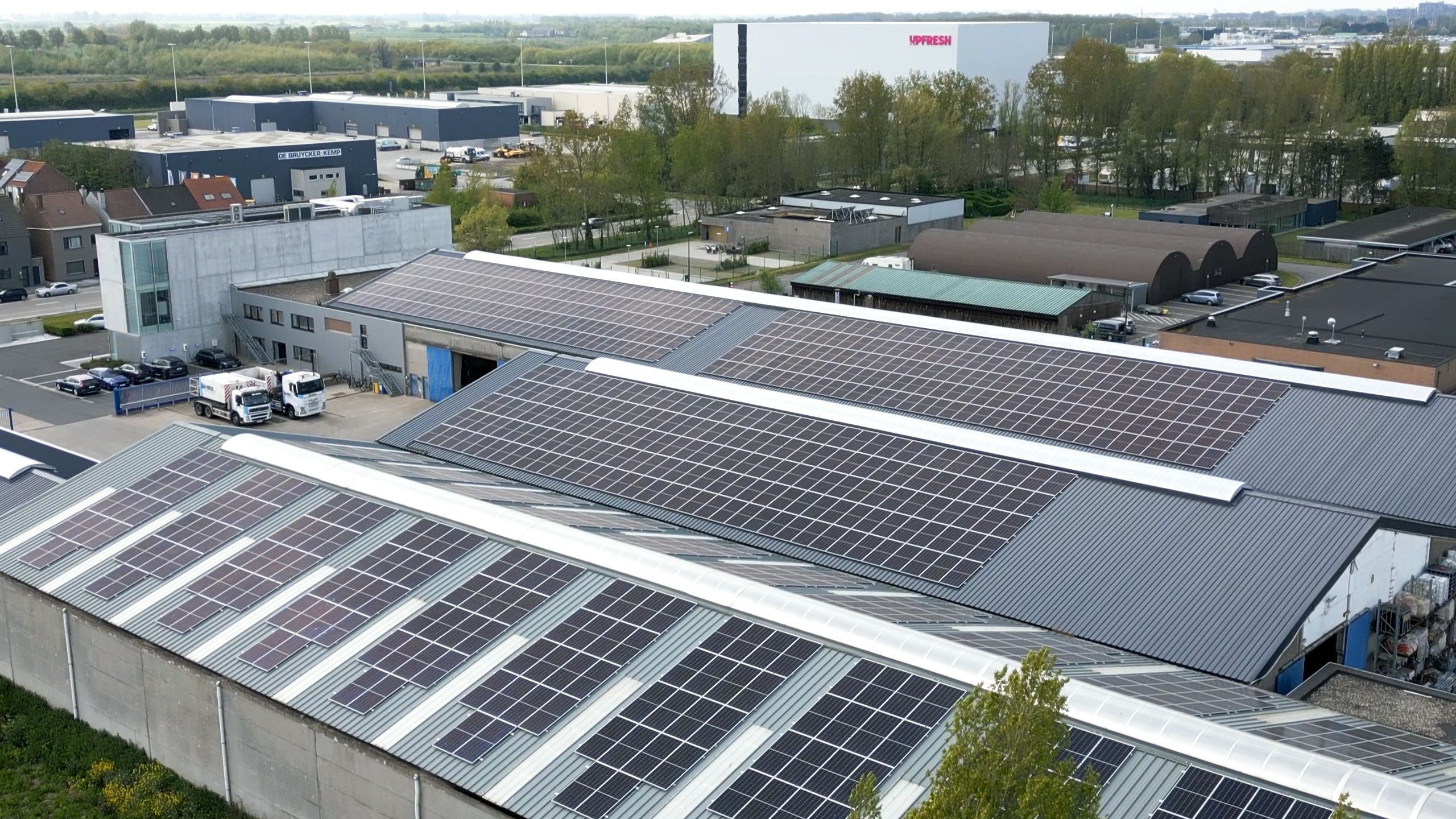 IQ Solar staat in voor industriële projecten op maat.